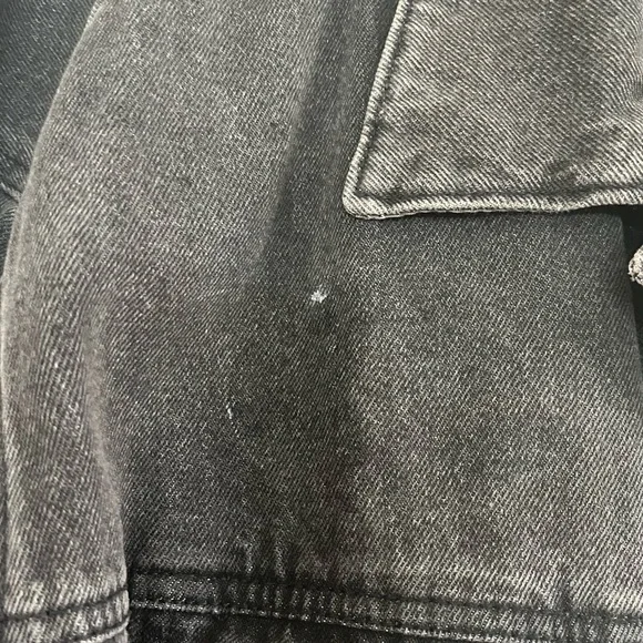 Wild Fable Black Oversized Jean Jacket - Picture 4 of 5